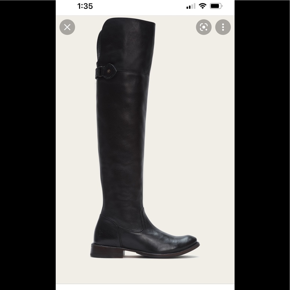 Frye Shirley over the knee. Good condition. 8.5, Black